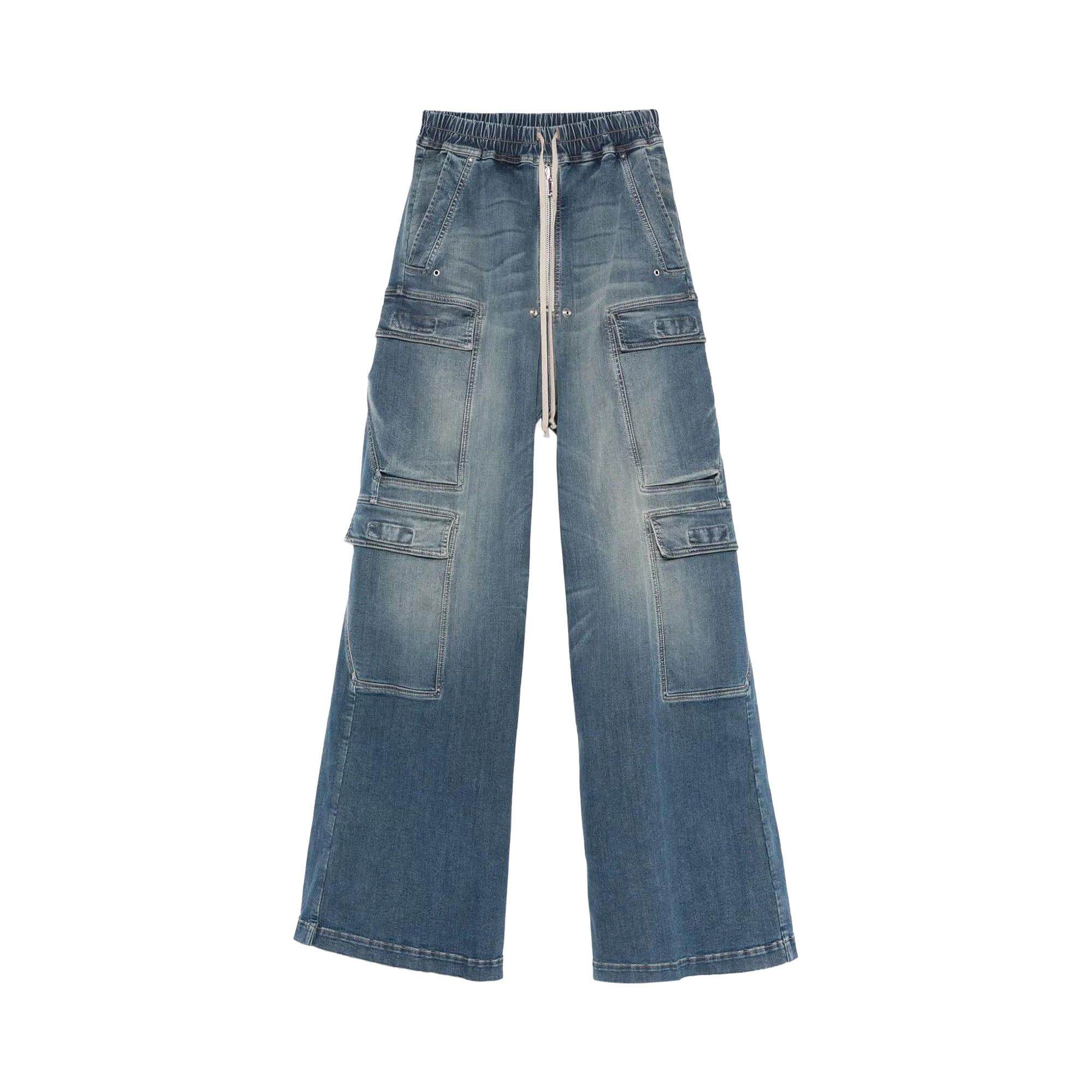 Buy Rick Owens DRKSHDW Denim Double Cargo Jumbo Belas Jeans