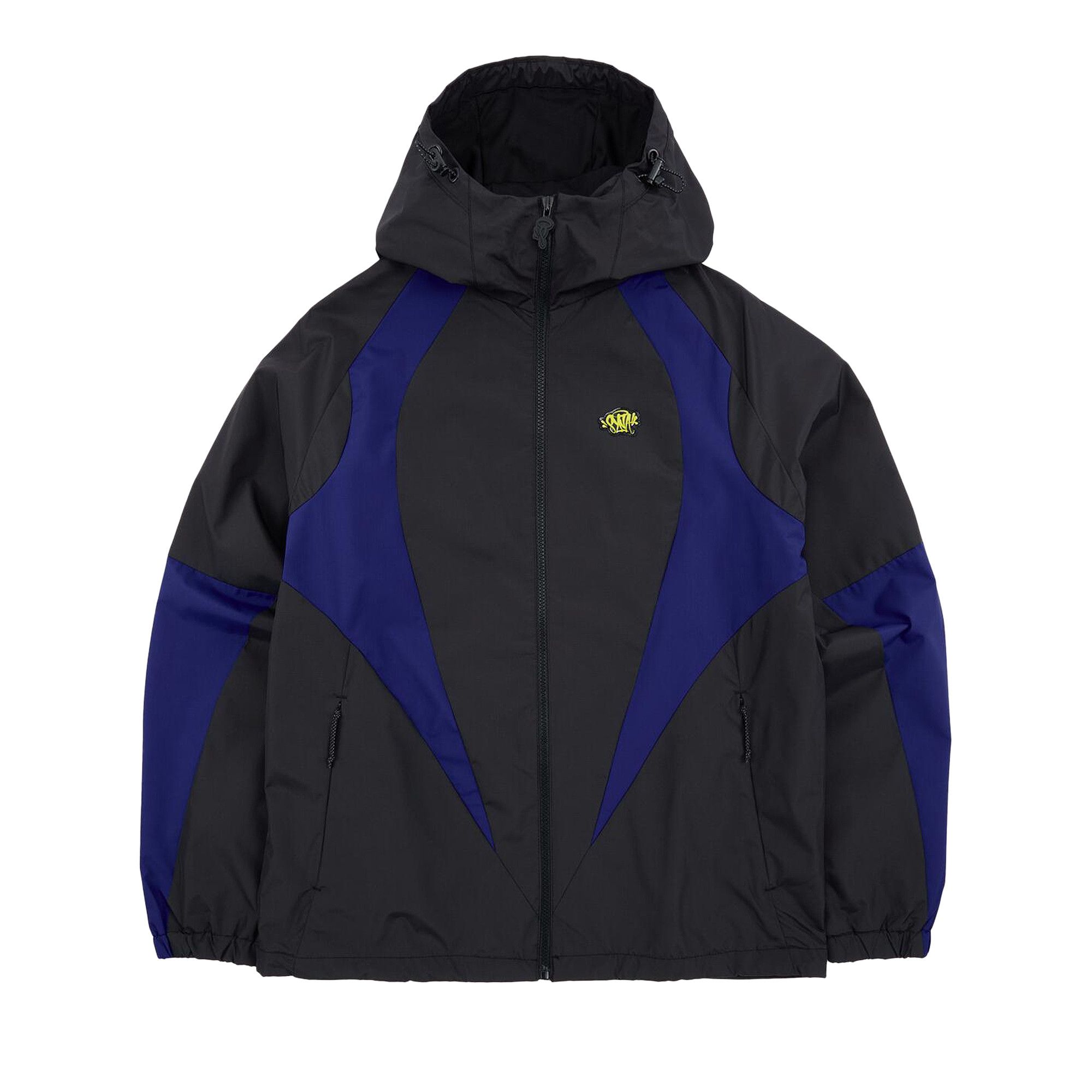 syna warldナイロンジャケット 短丈 y2k corteiz Buy Syna World Syna Vortex Jacket 'Black/Cobalt/Yellow' - 11983