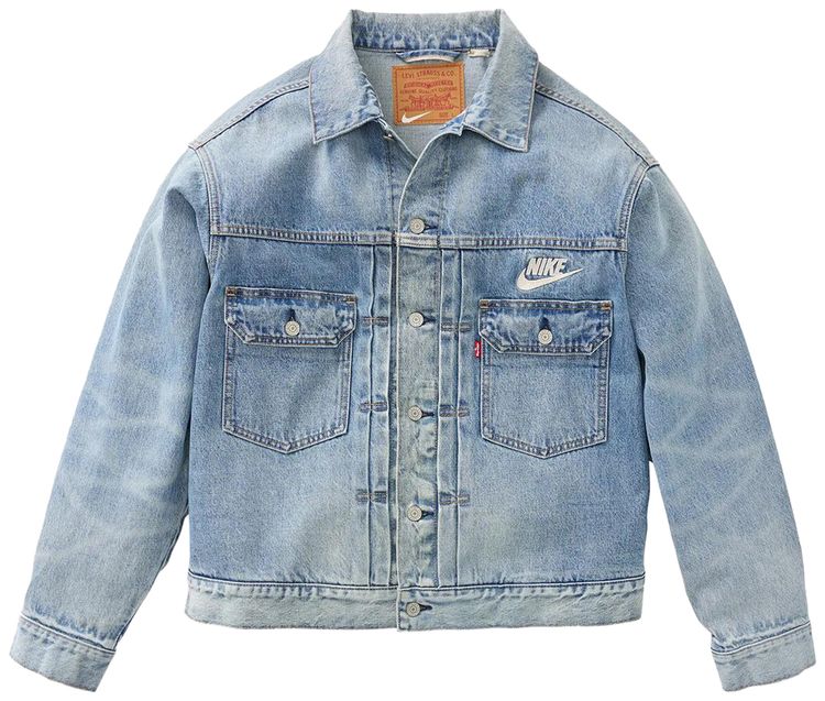 Levis x Nike Trucker Jacket Light Blue