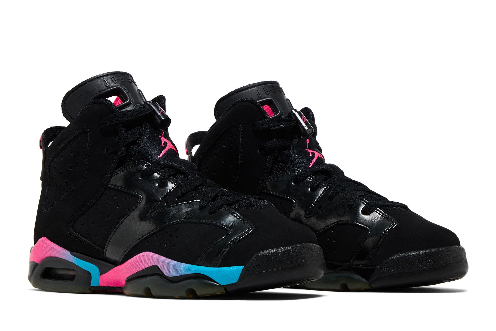 pink black jordan 6