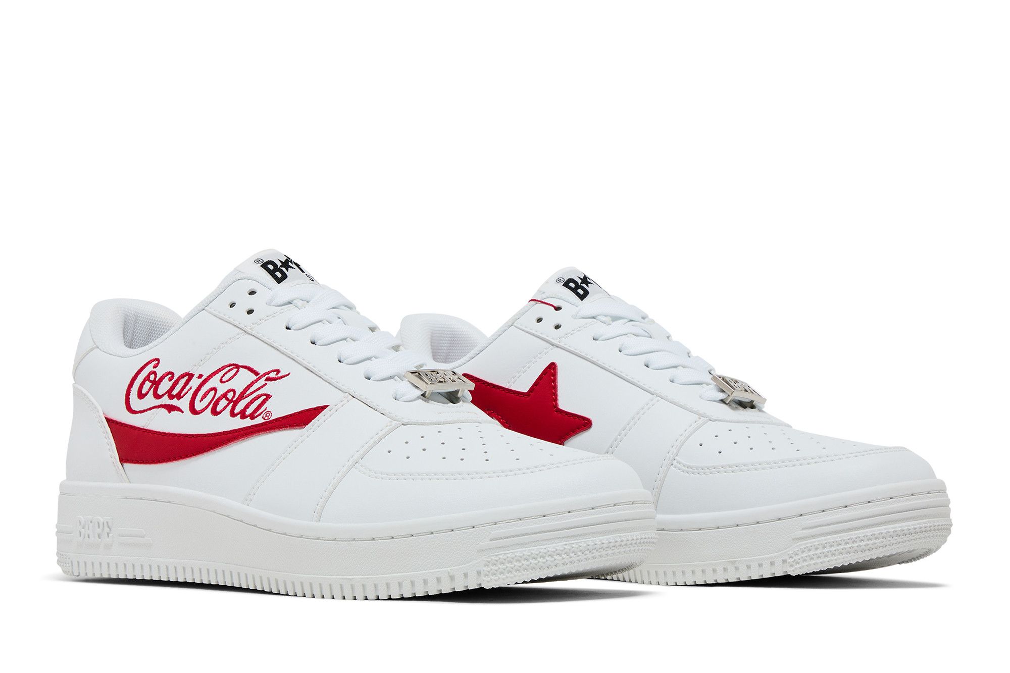 Buy Coca-Cola x Bapesta Low 'White' - 1G23191913 WHT | GOAT
