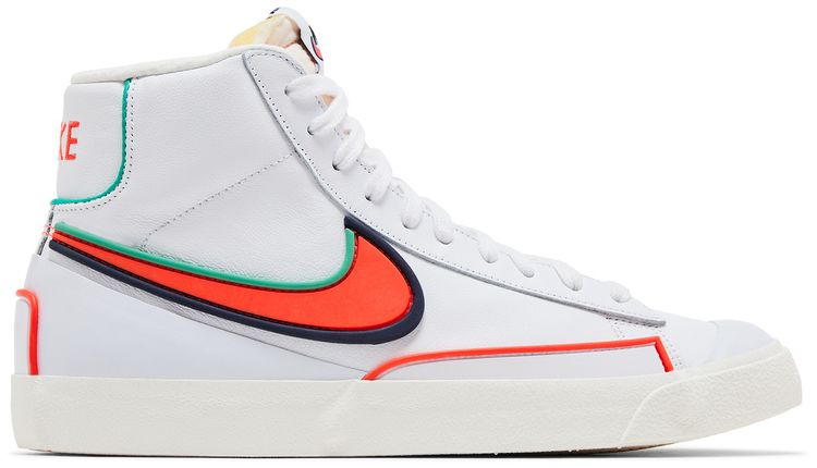 Nike Blazer Mid 77 Infinite White Blue Void Crimson