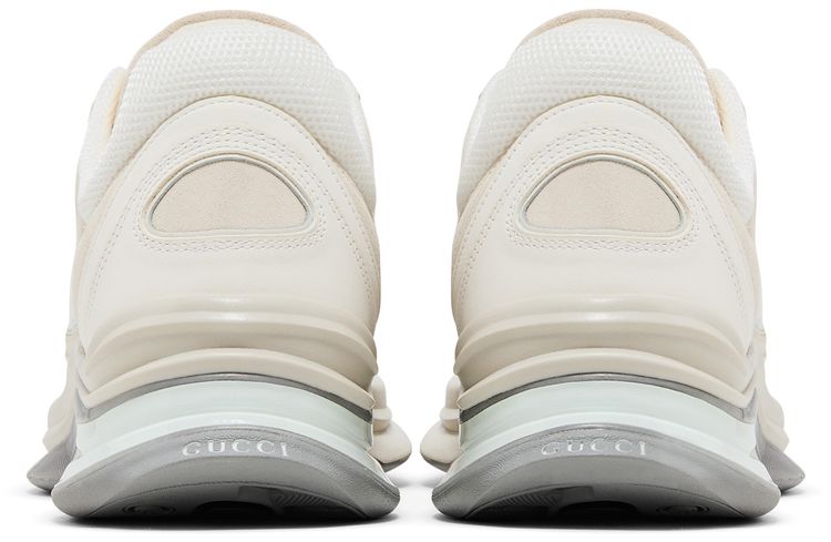 Gucci Run Sneaker White Suede