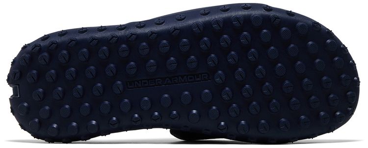 Under Armour Project Rock 3 Slide Midnight Navy Flare Orange