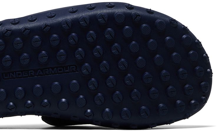 Under Armour Project Rock 3 Slide Midnight Navy Flare Orange