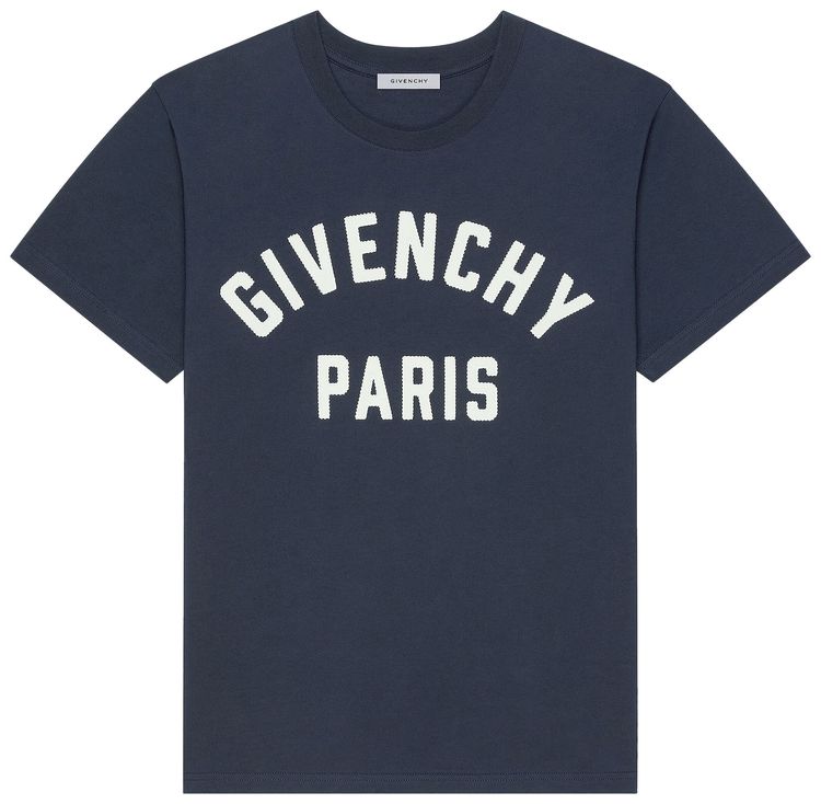 Givenchy Paris T Shirt NavyWhite
