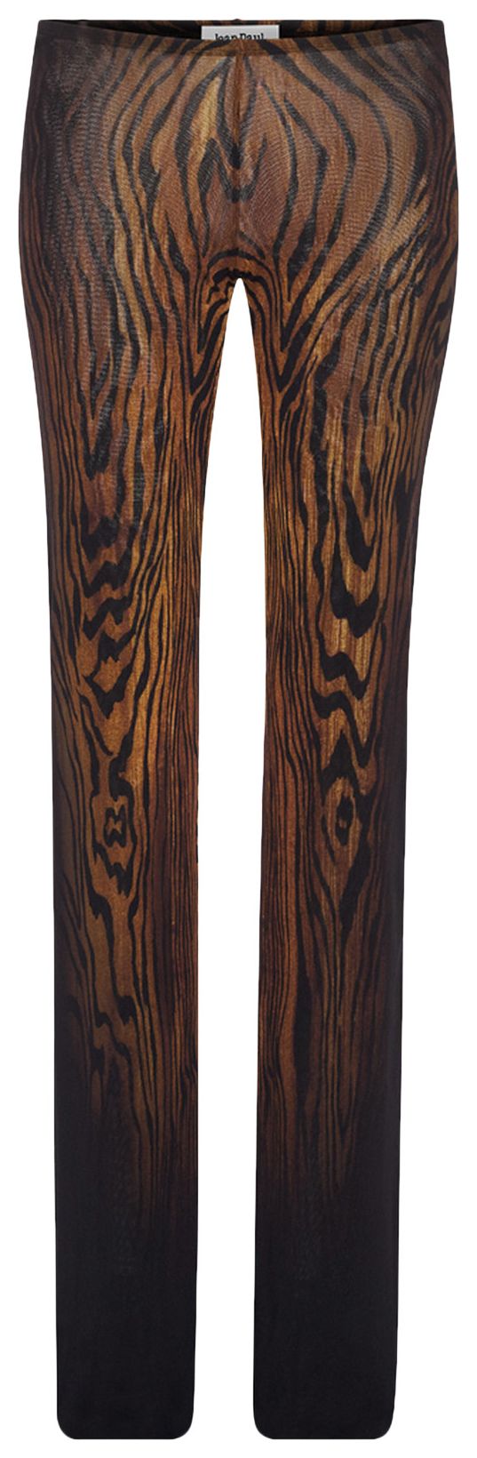 Jean Paul Gaultier Wood Mesh Pants BlackBrown