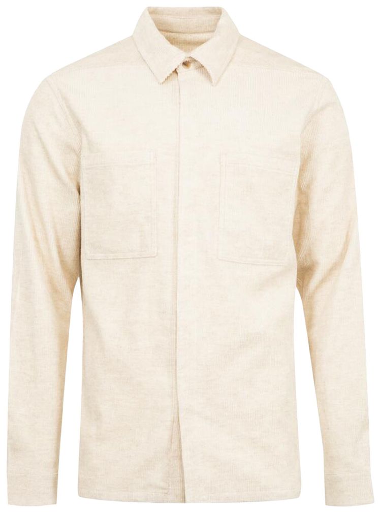 Rick Owens Work Shirt Natural
