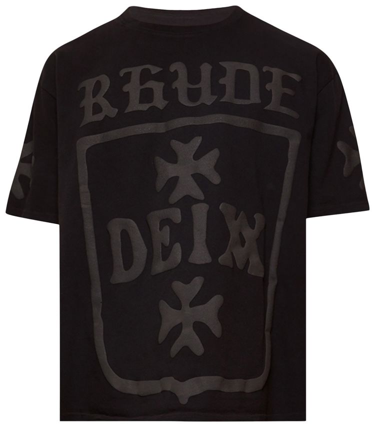 Rhude Deix Shield Oversized Tee Black