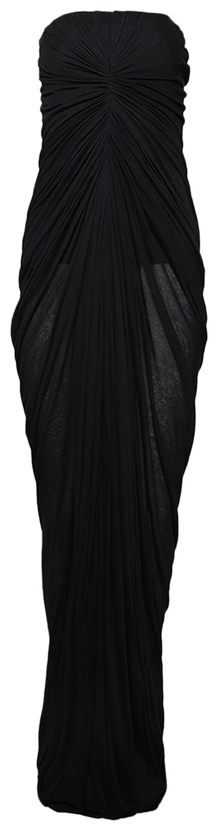 Rick Owens Radiance Bustier Gown Black
