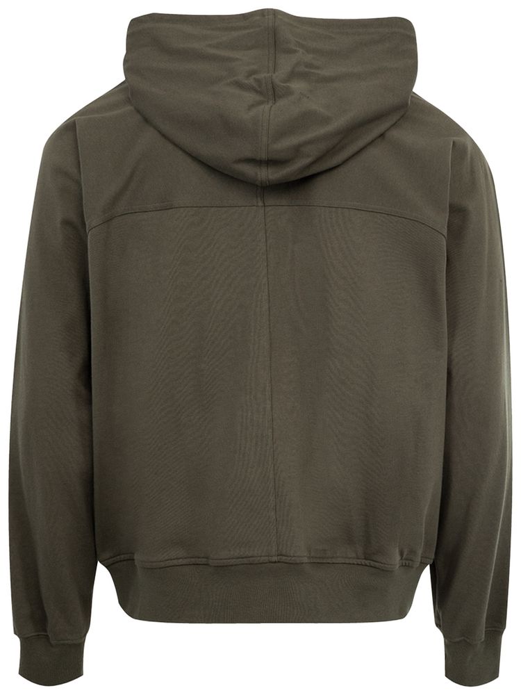 Rick Owens Zip Up Hoodie Bosco