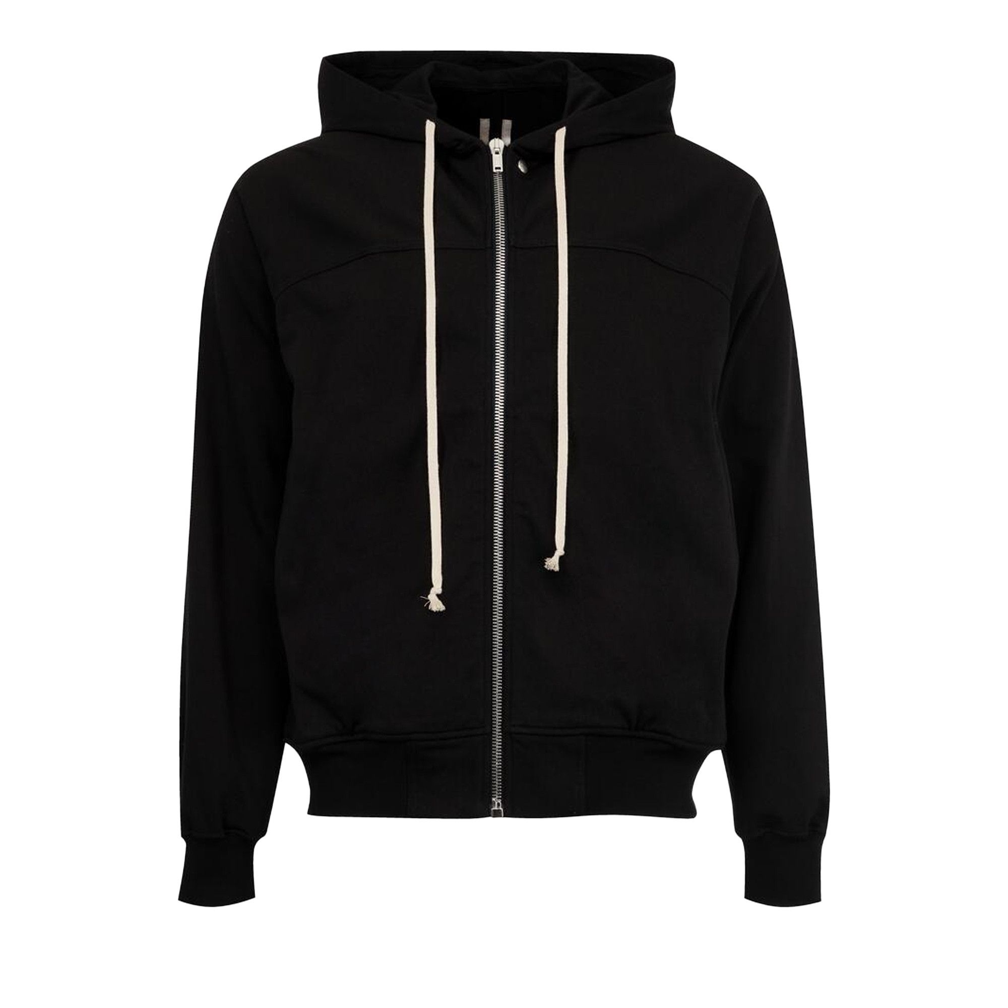 Buy Rick Owens Zip-Up Hoodie 'Black' - RU02E1241 BA 09 | GOAT