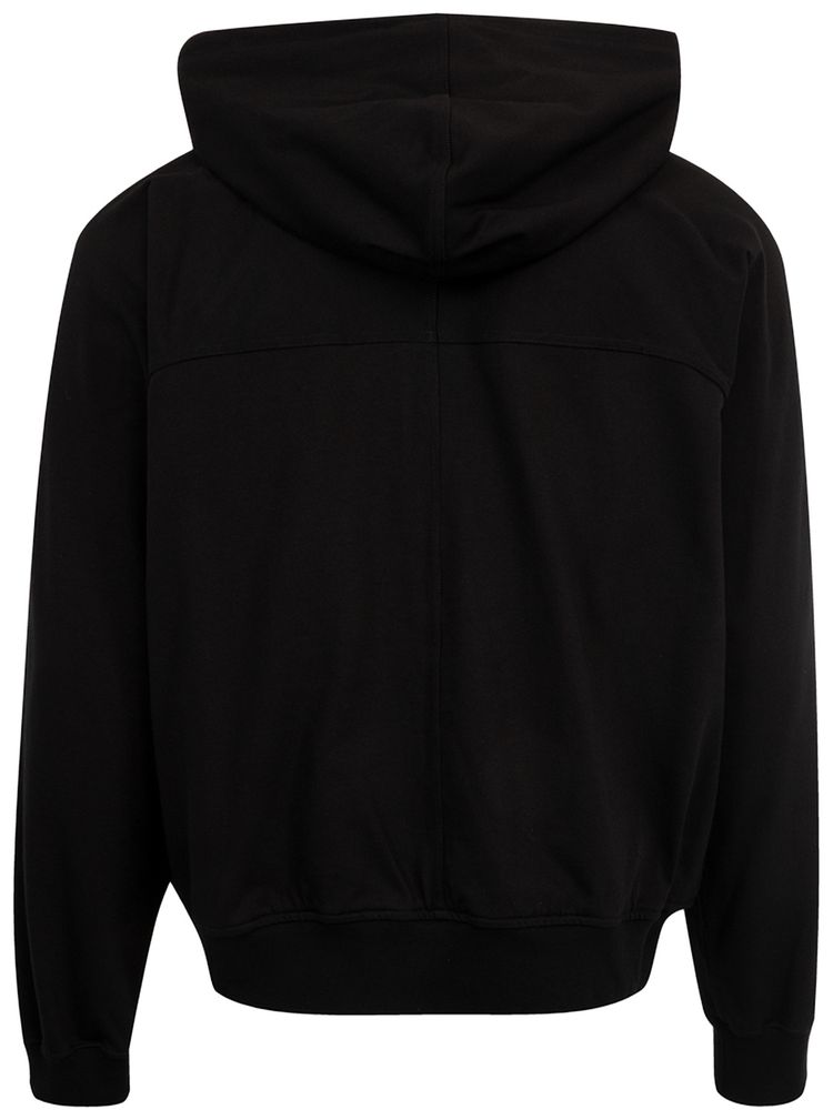 Rick Owens Zip Up Hoodie Black