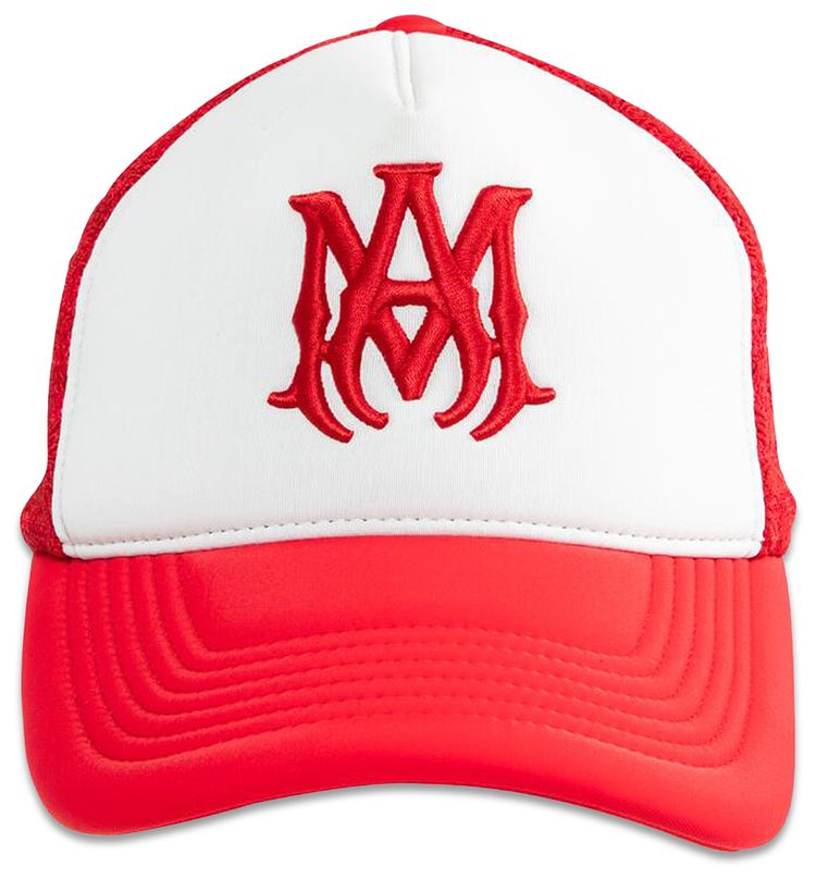 Amiri MA Two Tone Trucker Hat Red