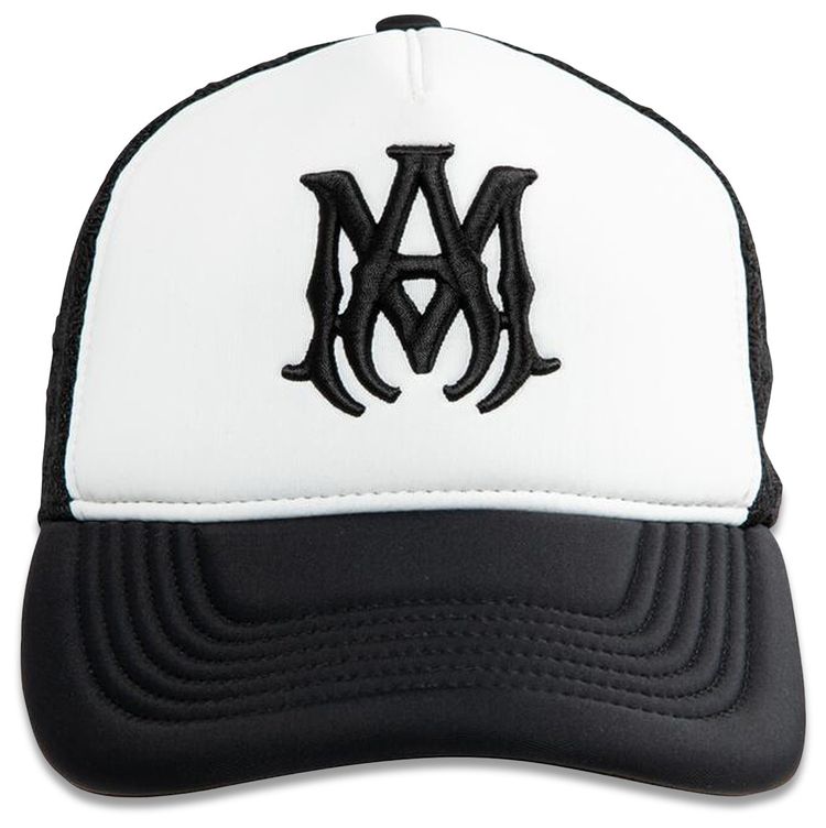 Amiri MA Two Tone Trucker Hat Black