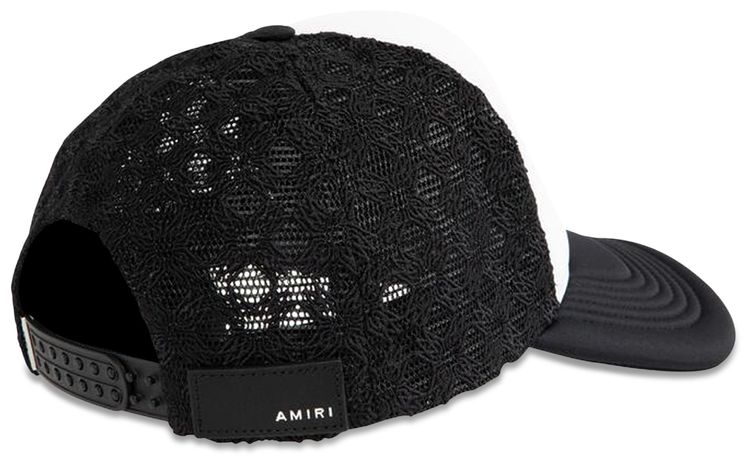 Amiri MA Two Tone Trucker Hat Black