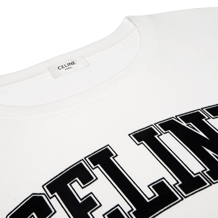 CELINE Loose T Shirt Off WhiteBlack