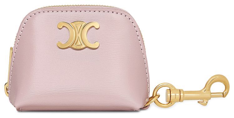 CELINE Micro Triomphe Charm Bleached Pink