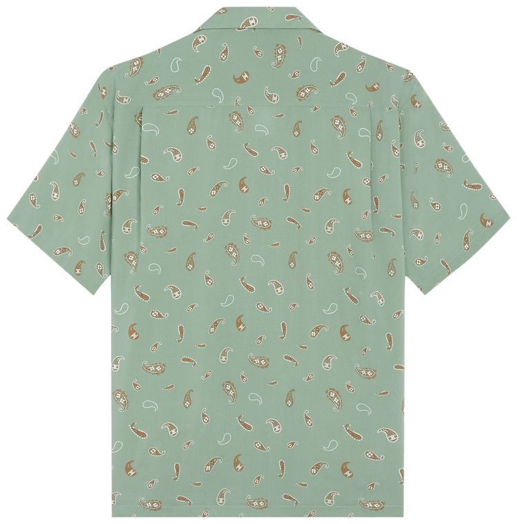 CELINE Bowling Shirt SageCreamTobacco