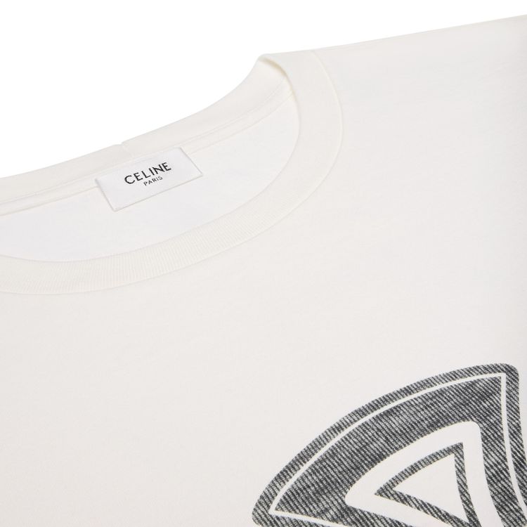 CELINE Loose T Shirt Off WhiteBlack