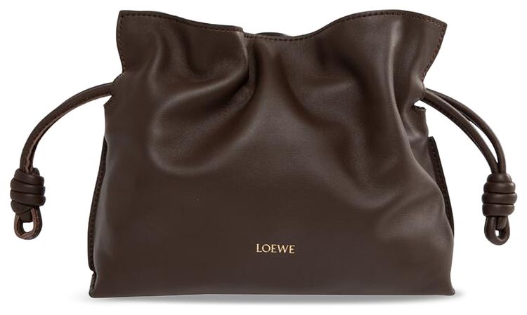 Loewe Mini Flamenco Clutch Chocolate