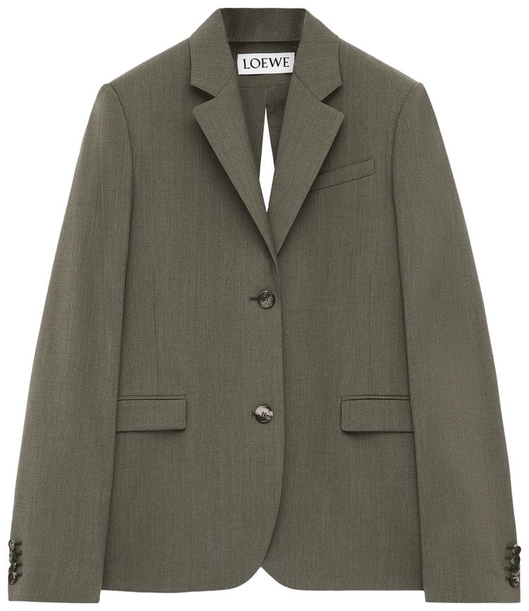 Loewe Tailored Jacket Khaki Green