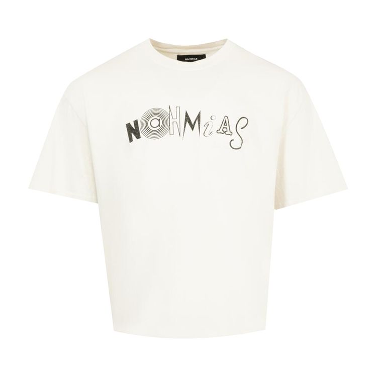Nahmias Collage Boxy T Shirt Egg White