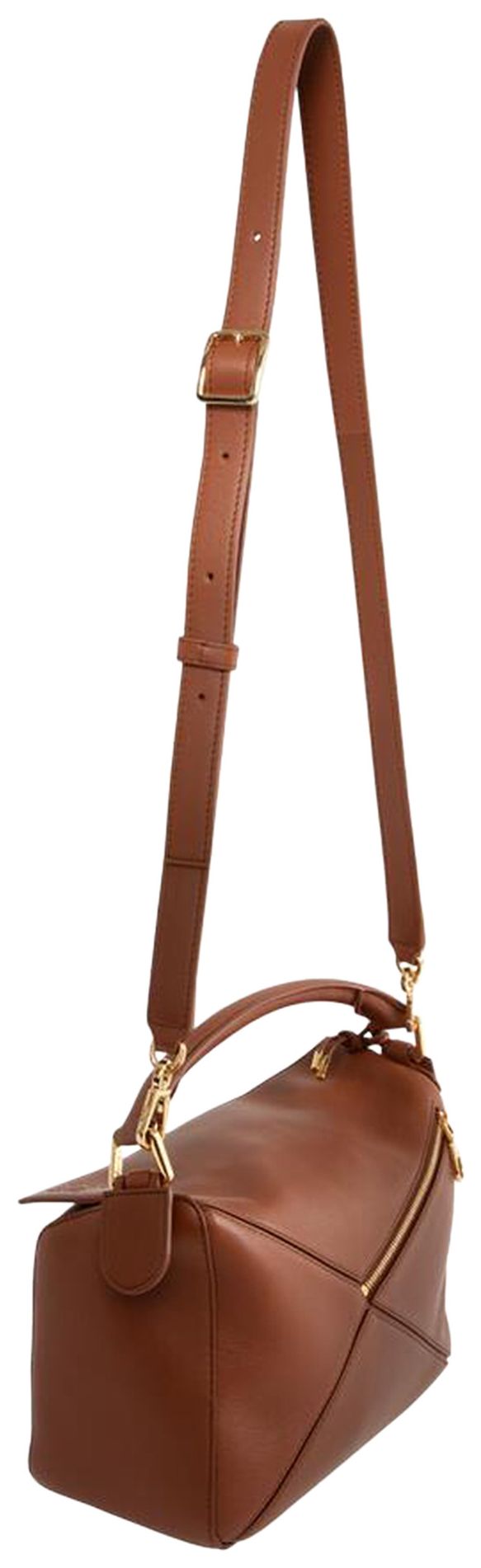 Loewe Small Featherlight Puzzle Bag Pecan