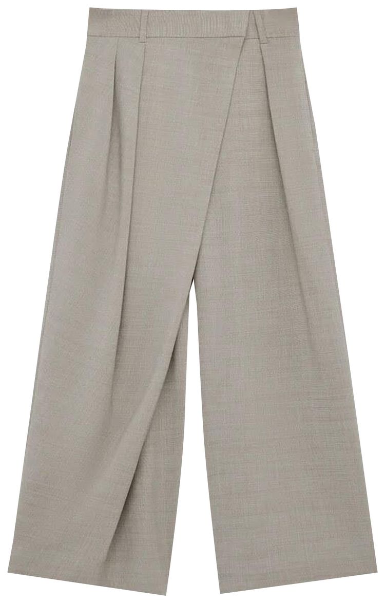 Loewe Wrap Trousers Light Beige Melange