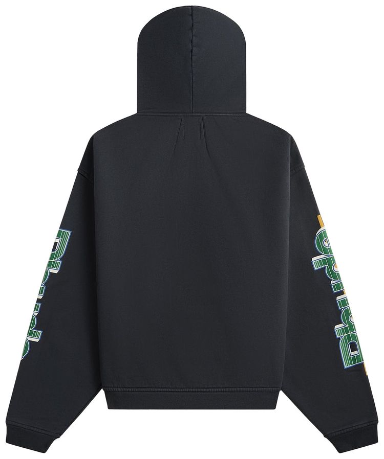 Rhude Roadway Racing Hoodie Vintage Black