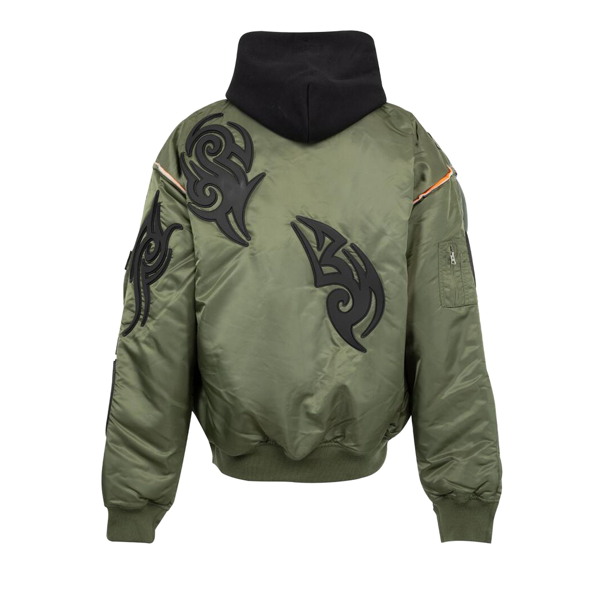 アウターその他 VETEMENTS Men Coat Multicolor UA66JA300E GREEN VETEMENTS reversible bomber jacket Cargo Bomber PRM EU