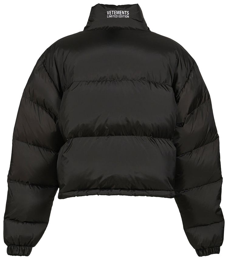 Vetements Iconic Boxy Puffer Jacket Black