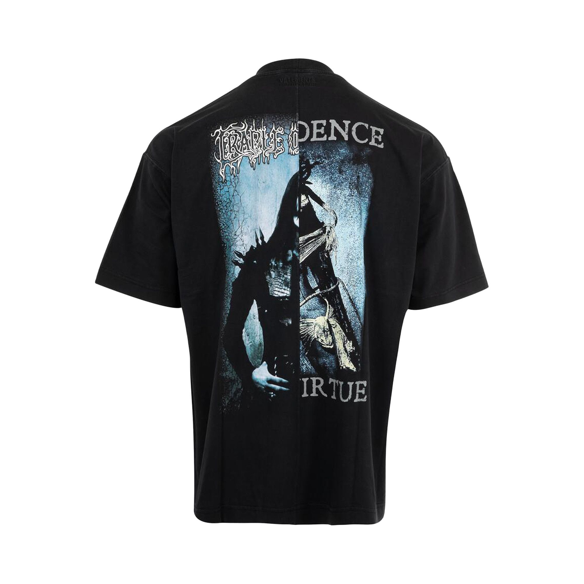 トップス VETEMENTS Cut-Up Logo T-Shirt Black Cut-Up T-Shirt by VETEMENTS on Sale