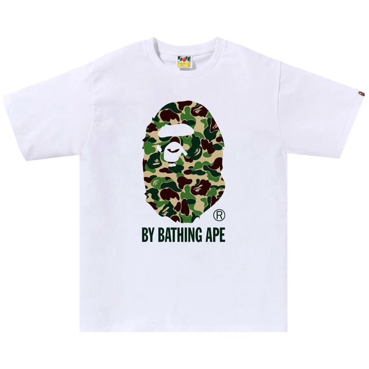 BAPE ABC Camo By Bathing Ape Tee WhiteGreen
