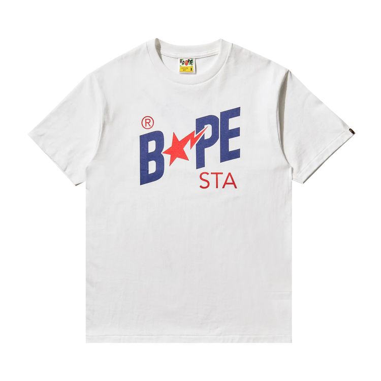 BAPE Colors Sta Tee White