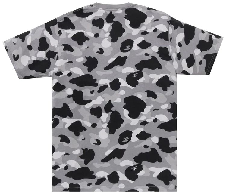 BAPE 1st Camo College Tee Grey