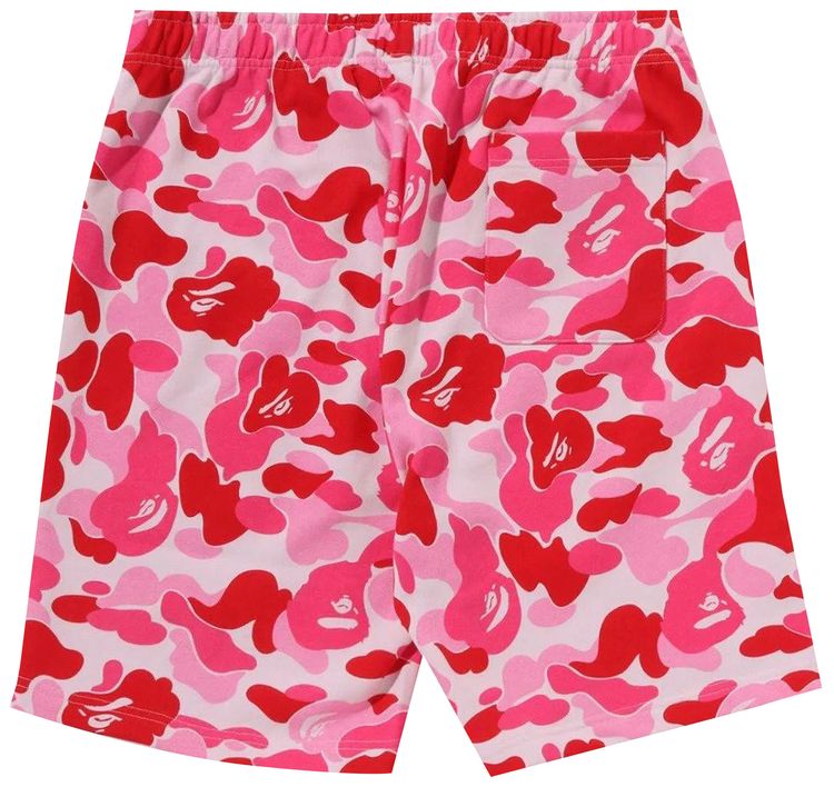 BAPE ABC Camo Shark Sweatshorts Pink