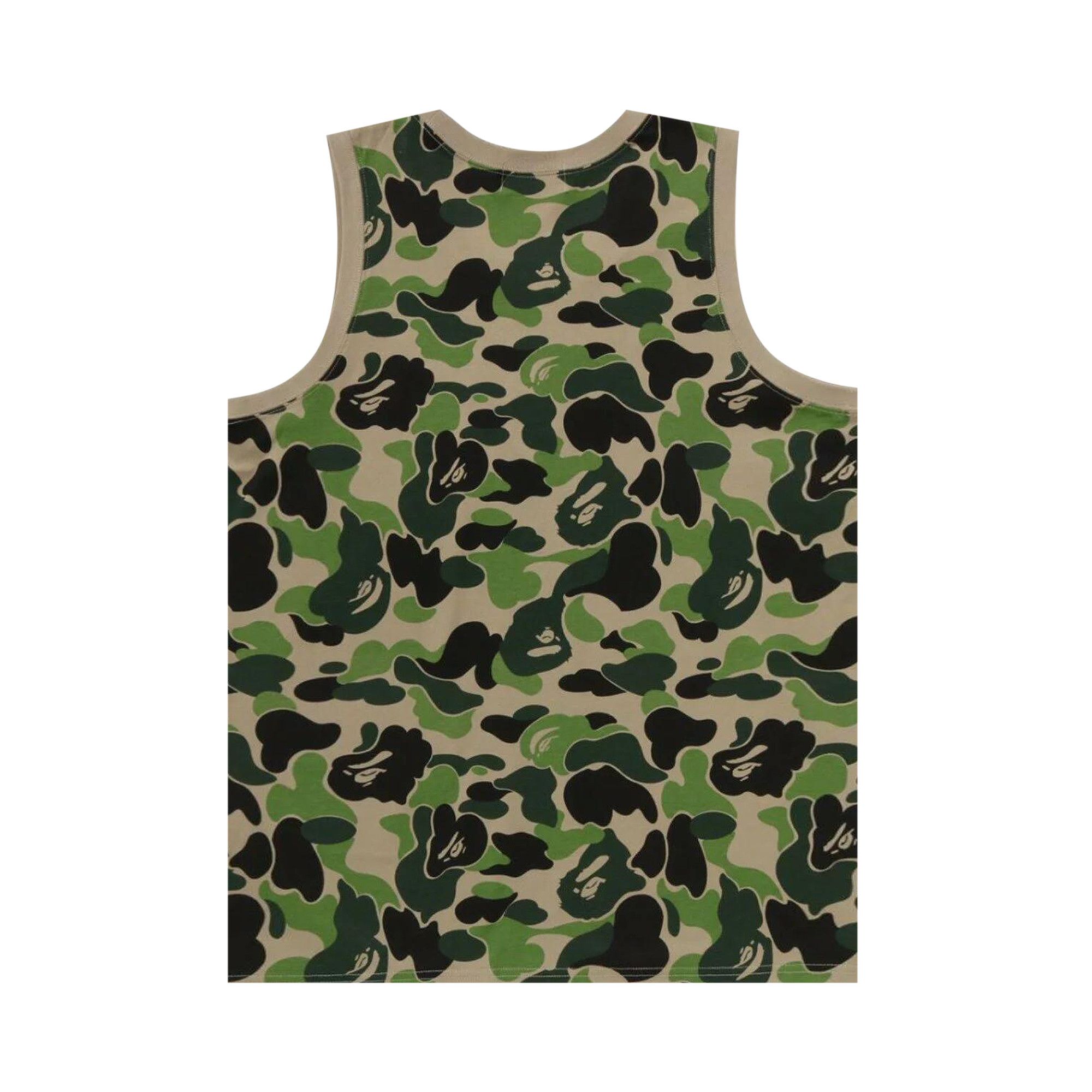 Buy BAPE ABC Camo NYC Logo Tank Top 'Green' - 1L30 108 002 GREEN