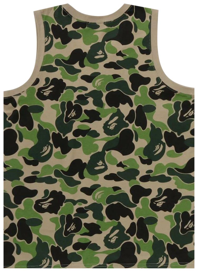 BAPE ABC Camo NYC Logo Tank Top Green