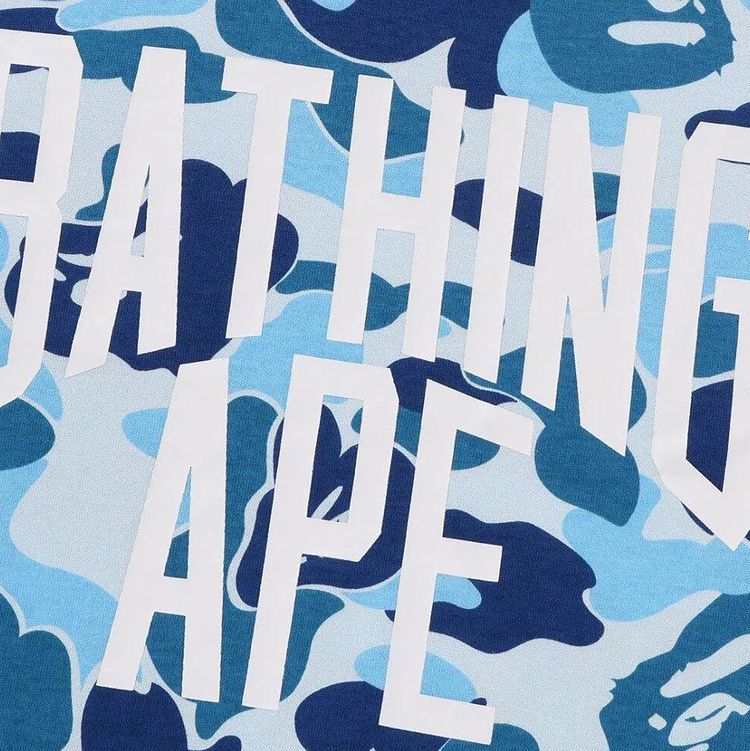 BAPE ABC Camo NYC Logo Tank Top Blue