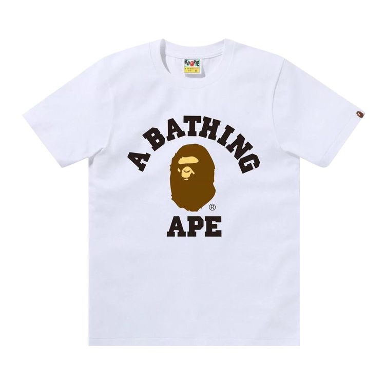 BAPE College Tee White