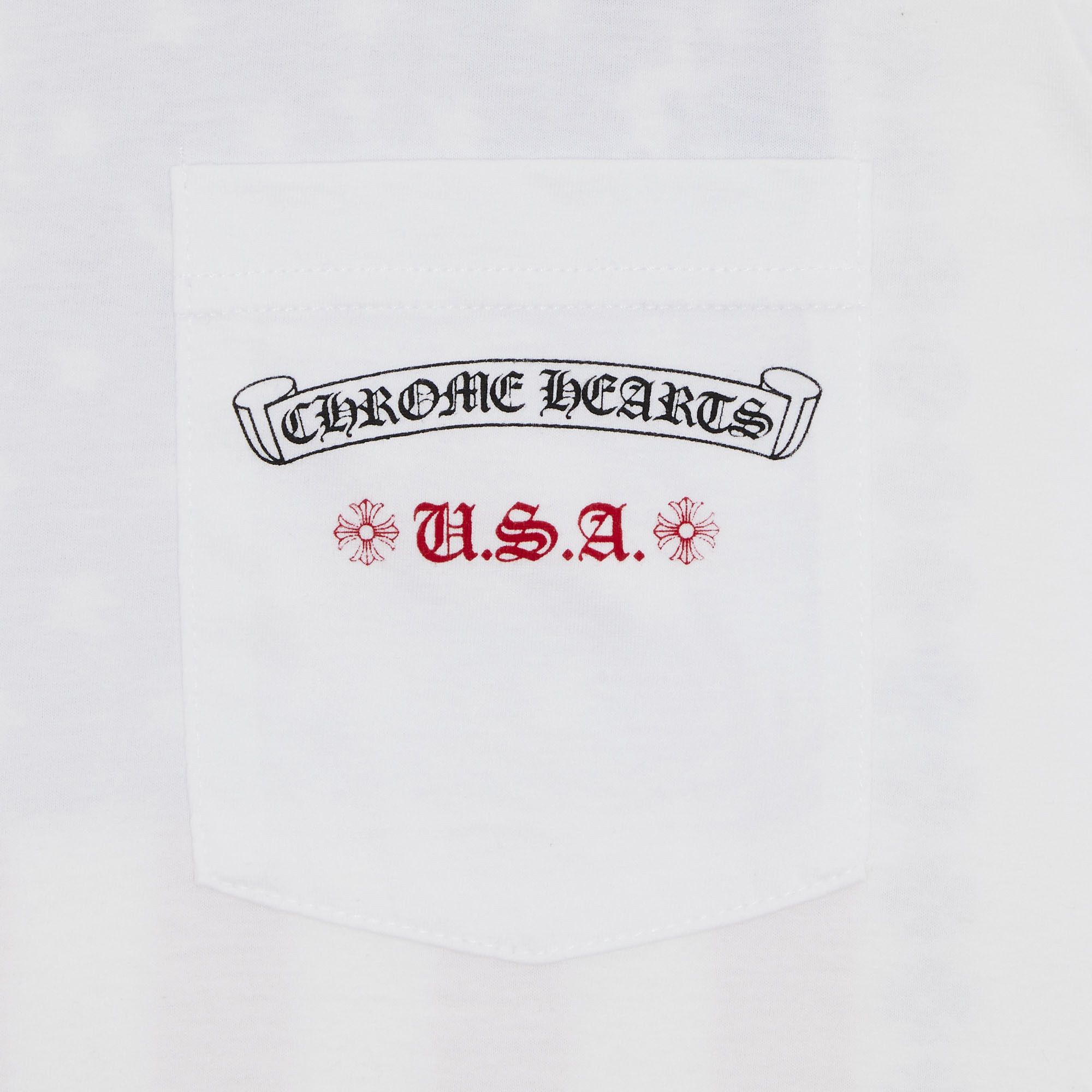 Buy Chrome Hearts USA Flag Long-Sleeve 'White' - 1383