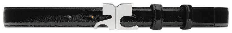 Courreges AC Naplack Belt Black