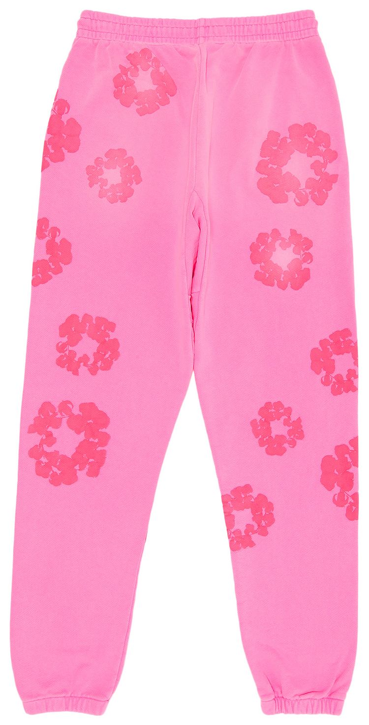 Denim Tears Mono Cotton Wreath Sweatpants Pink