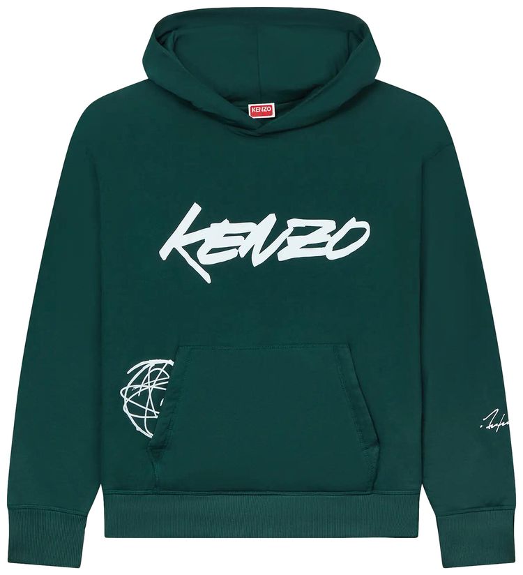Kenzo Futura Padded Hoodie Pine