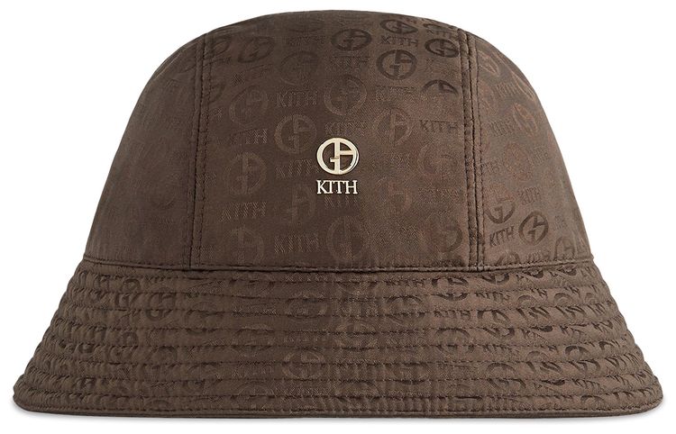 Kith x Giorgio Armani Jacquard Silk Camper Bucket Hat Kindling