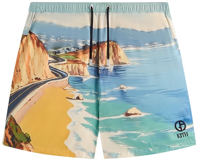 Kith x Giorgio Armani Malibu Collins Swim Short Multi
