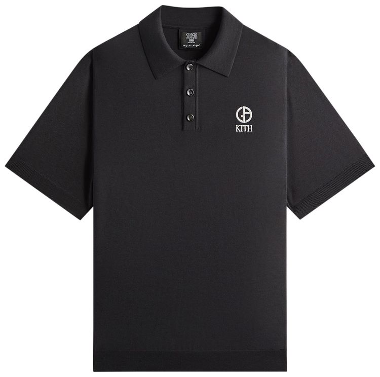 Kith x Giorgio Armani Tilden Knit Polo Ghost