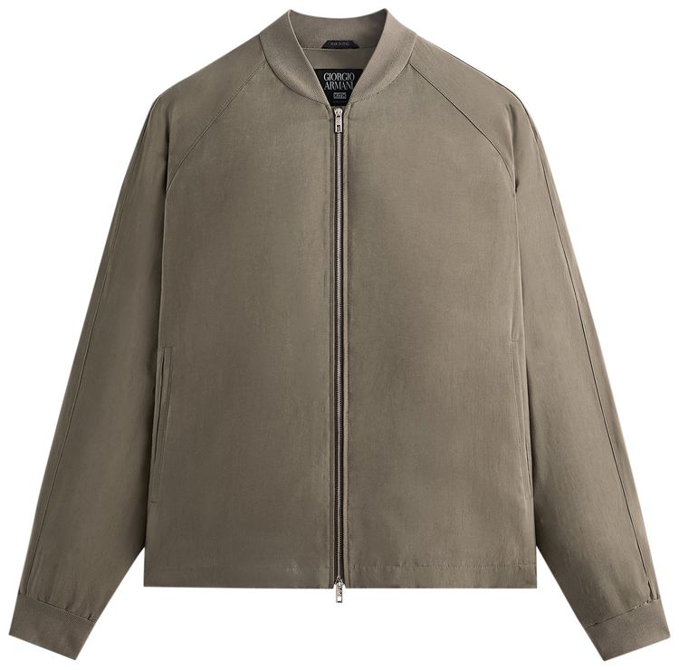 Kith x Giorgio Armani Silky Bomber Jacket Gravel