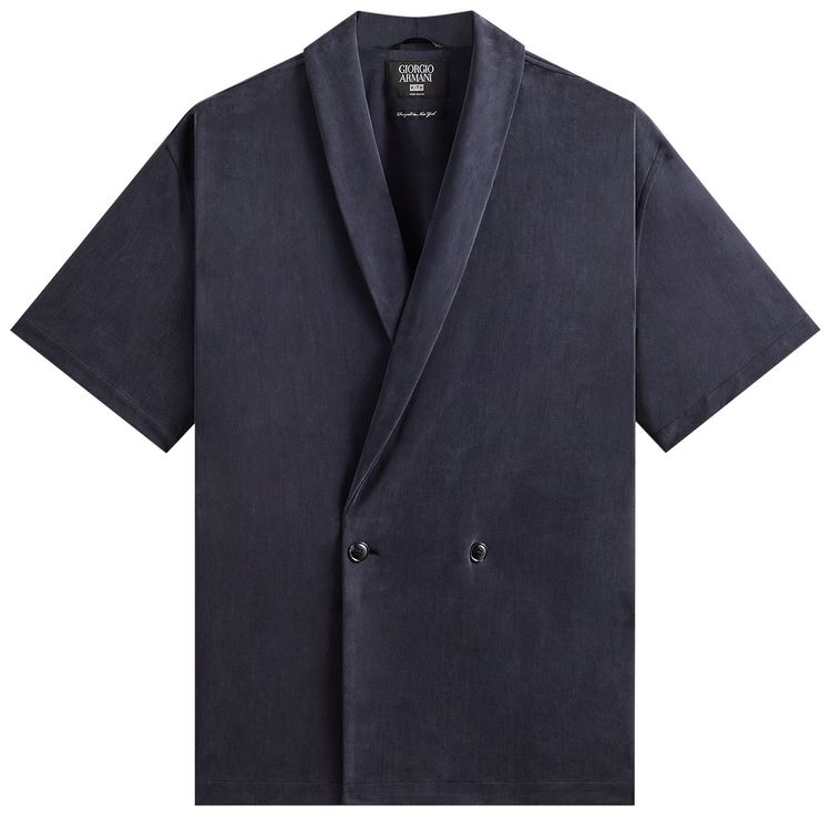 Kith x Giorgio Armani Short Sleeve Thompson Crossover Shirt Nocturnal